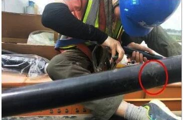 電纜振蕩波測試結果